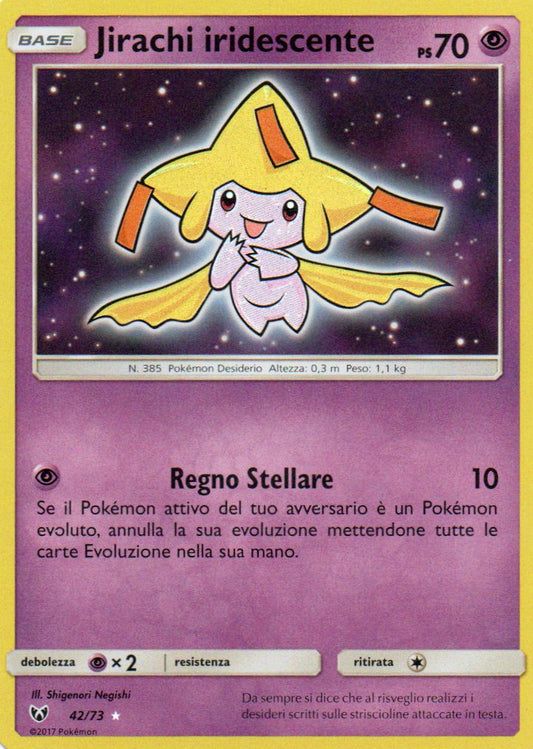 Shining Jirachi (SLG 42) Leggende Iridescenti - RareMon