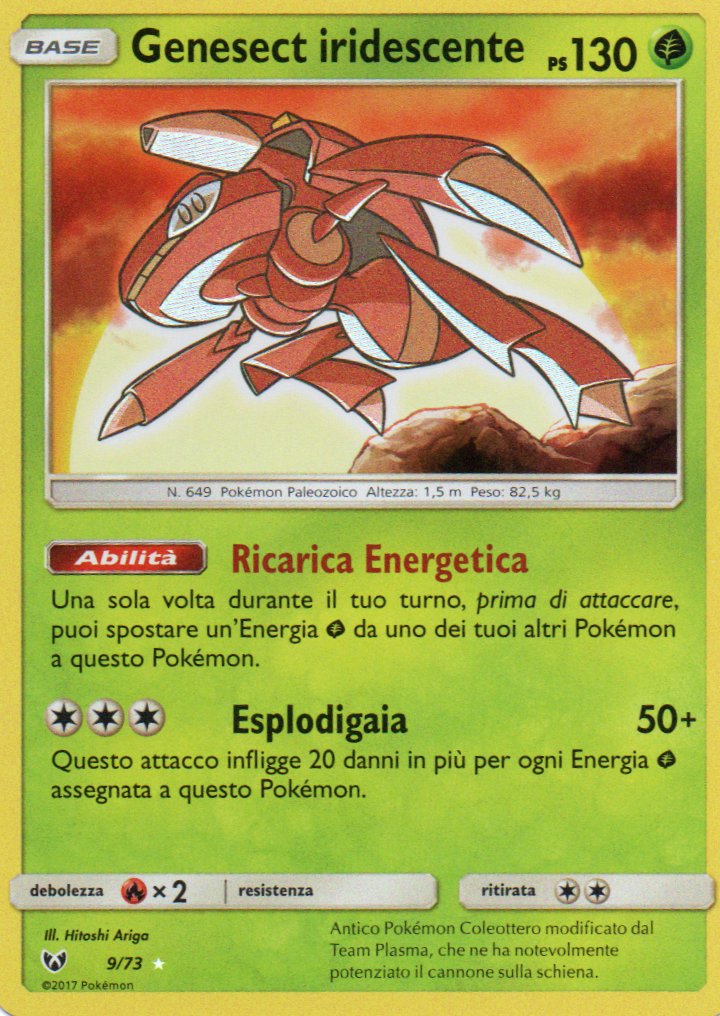 Shining Genesect (SLG 9) Leggende Iridescenti - RareMon