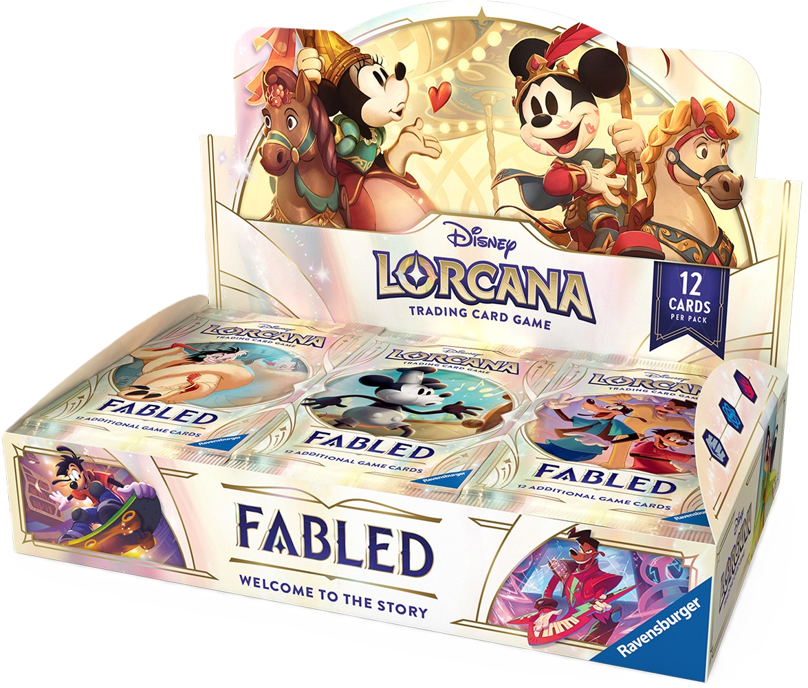 Disney Lorcana Leggende - Booster box (ENG) in preordine data di uscita 5/09/25