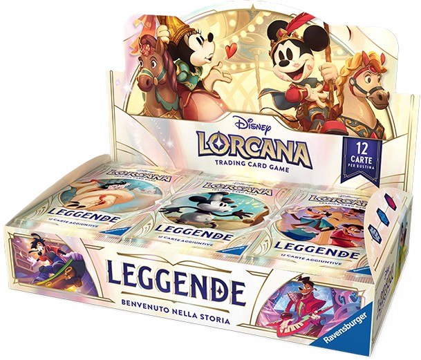 Disney Lorcana Leggende - Booster box (ITA) in preordine data di uscita 5/09/25