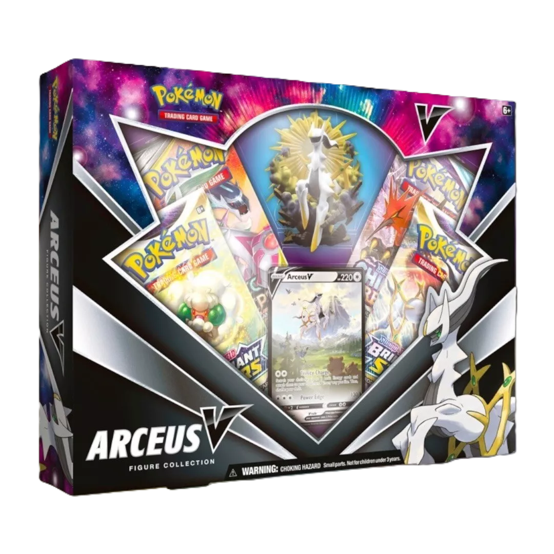 Pokemon TCG Arceus V Figure Collection Box, In Inglese