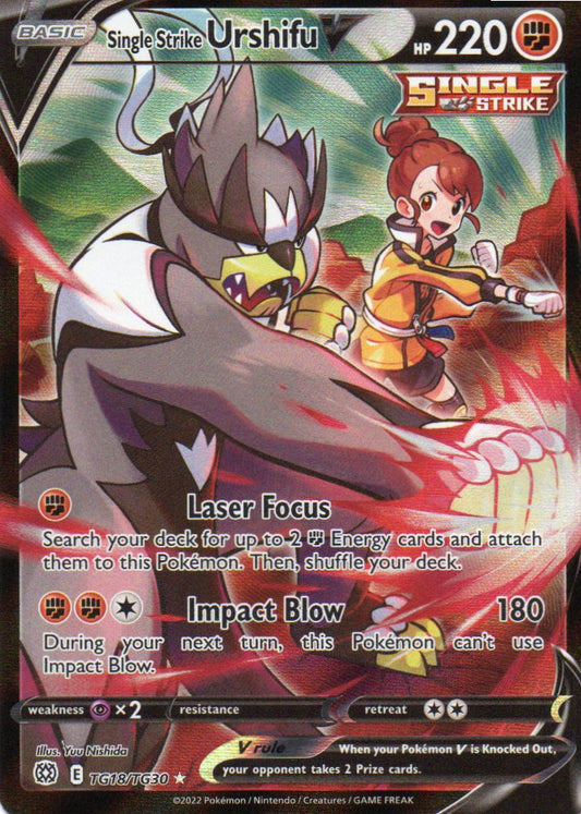 Single Strike Urshifu V (BRS TG18) Brilliant Stars ENG - RareMon