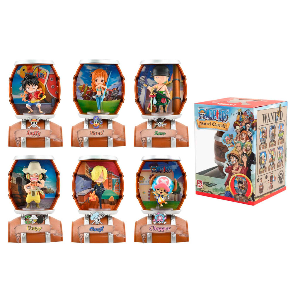 One Piece Barrel Capsule Blind Box - Personaggio Casuale