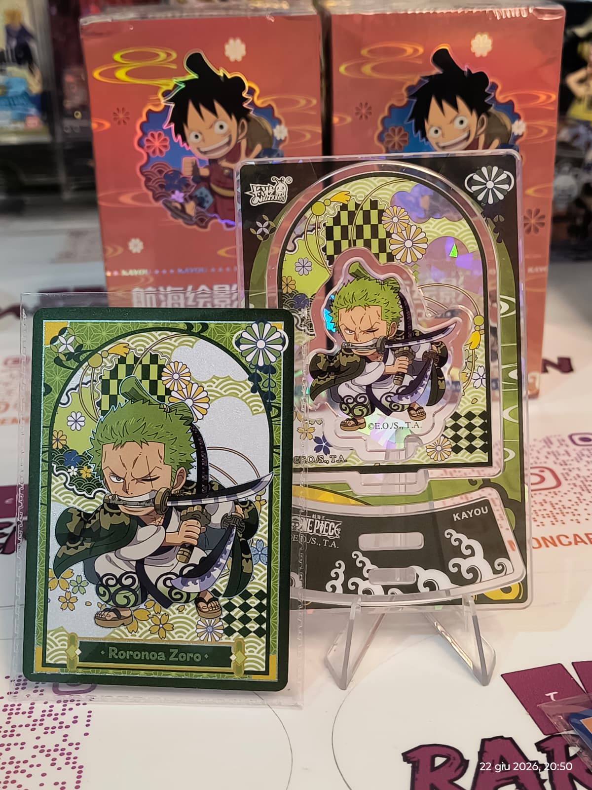 One Piece KAYOU – Blind Pack "Voyage Shadows" Vol. 1 (Stand Acrilico + Carta)