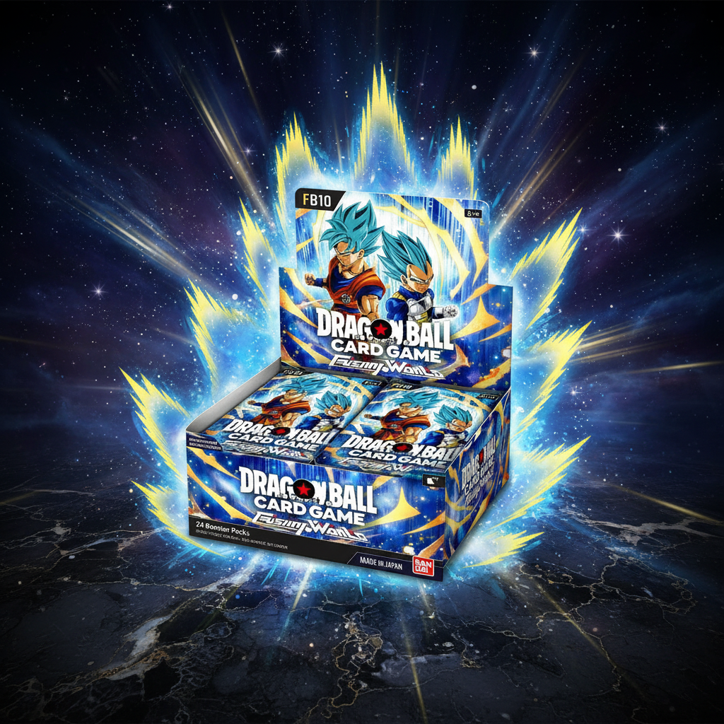 Dragon Ball FB10 Booster Box con sfondo