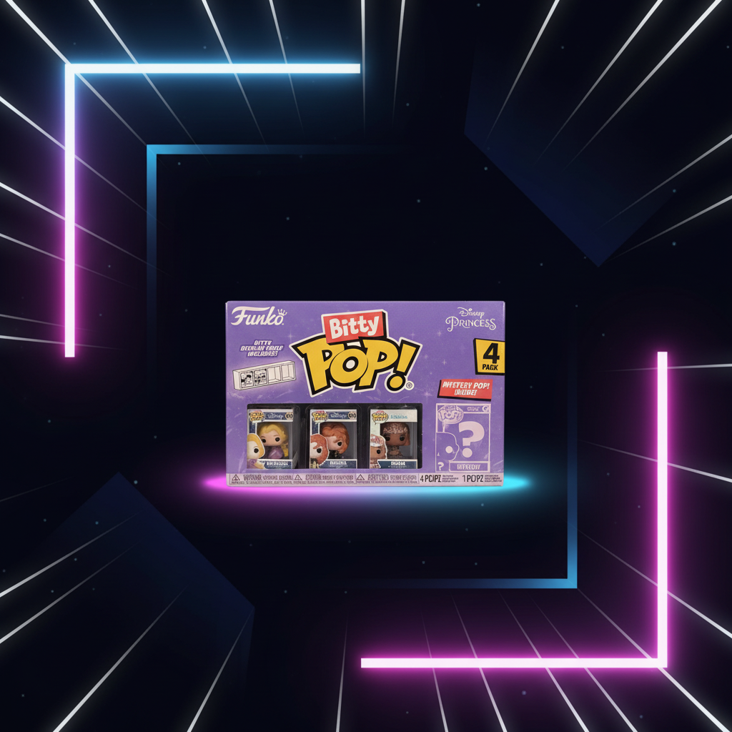 Funko Bitty Pop! 4-Pack – Mini Figure Originali con Mystery Pop! (DC / Disney / Marvel)