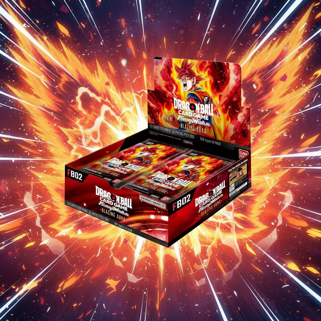 Dragon Ball Super Card Game Fusion World Blazing Aura Booster Box FB02