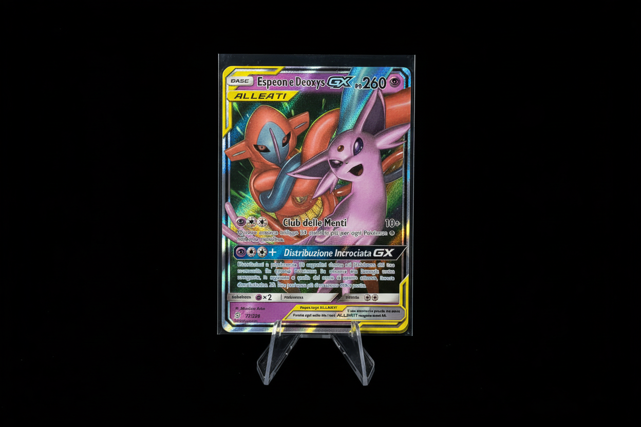 Espeon e Deoxys GX - Fronte carta