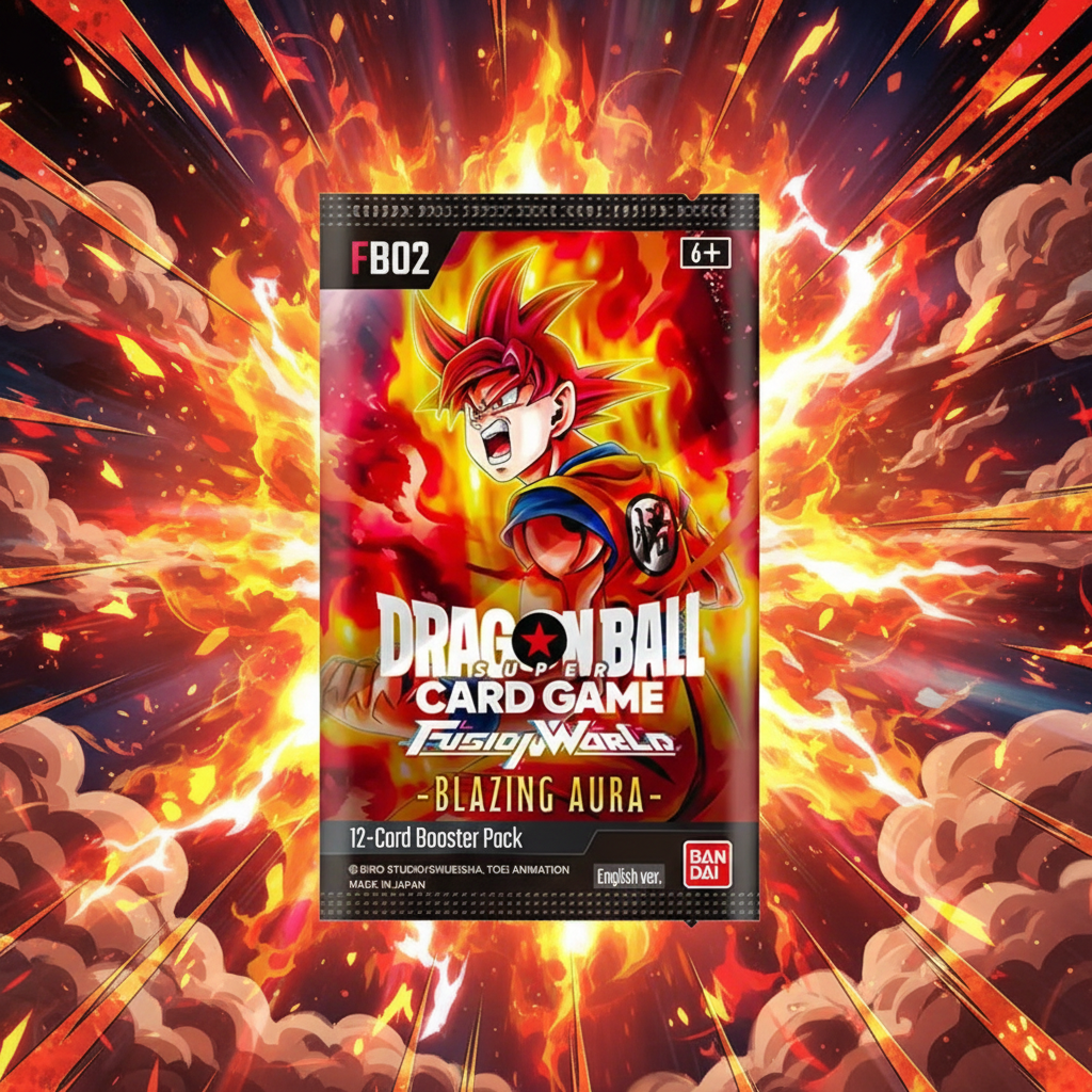 Dragon Ball Super Card Game Fusion World Blazing Aura FB02 Booster Pack
