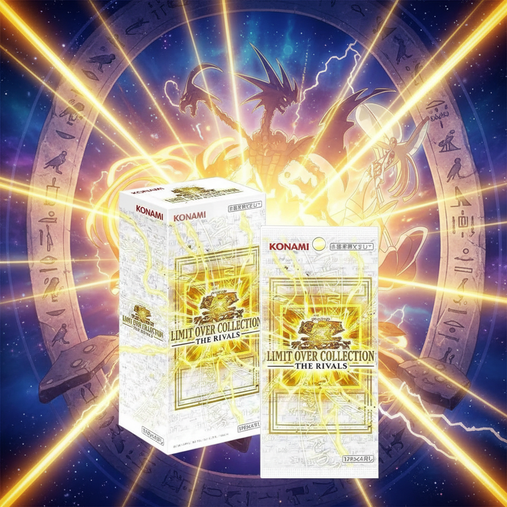 Yu-Gi-Oh! Limit Over Collection The Rivals – Box e Busta con sfondo anime