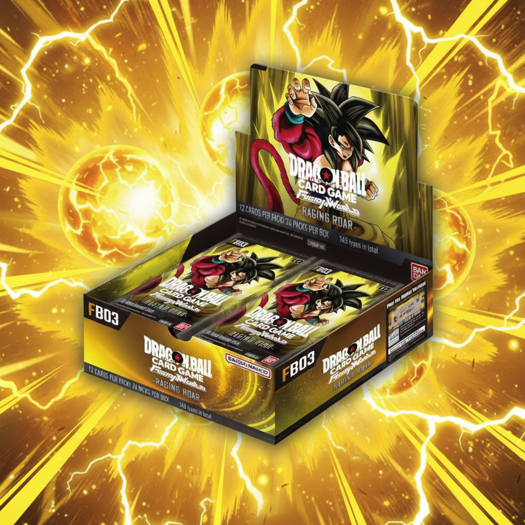Dragon Ball Super Card Game Fusion World Raging Roar Booster Box FB03