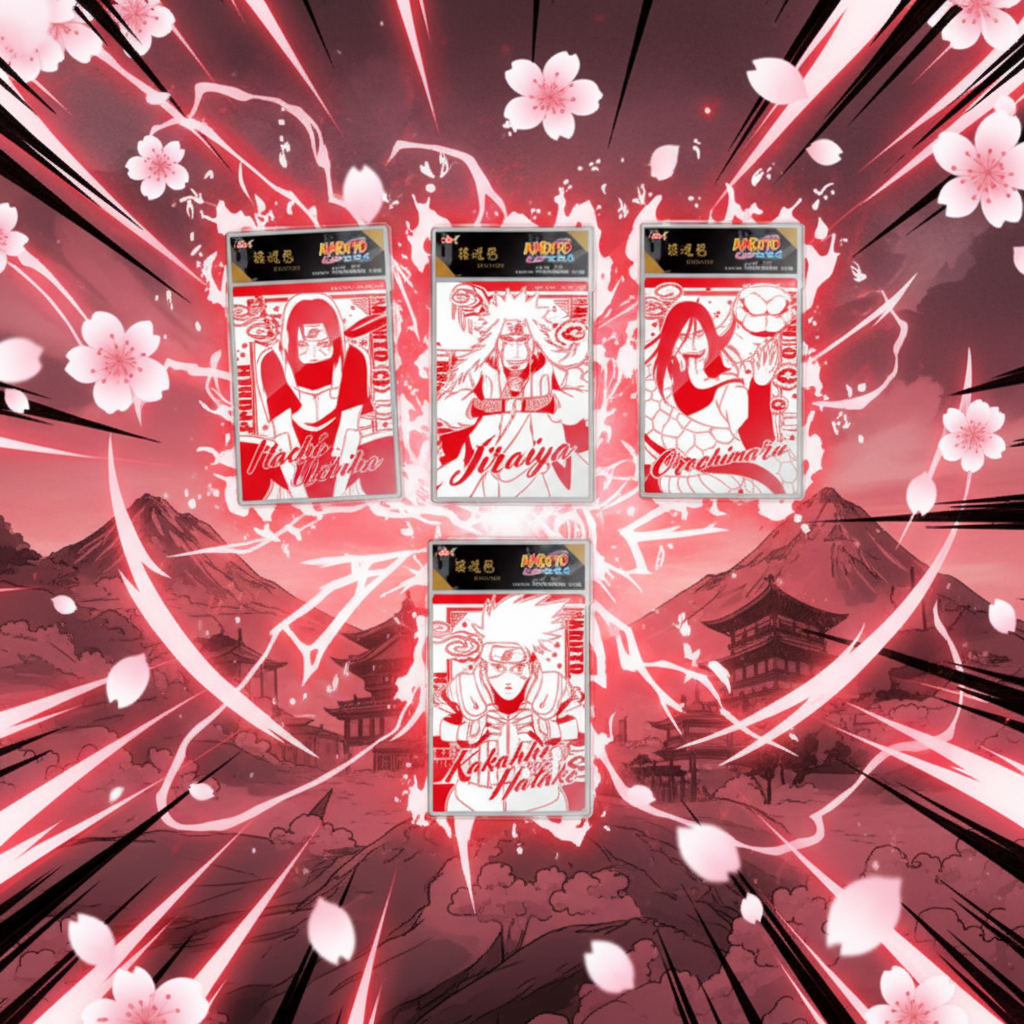 Naruto Card Sleeves con sfondo anime