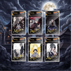 Naruto Card Sleeves dark con sfondo anime