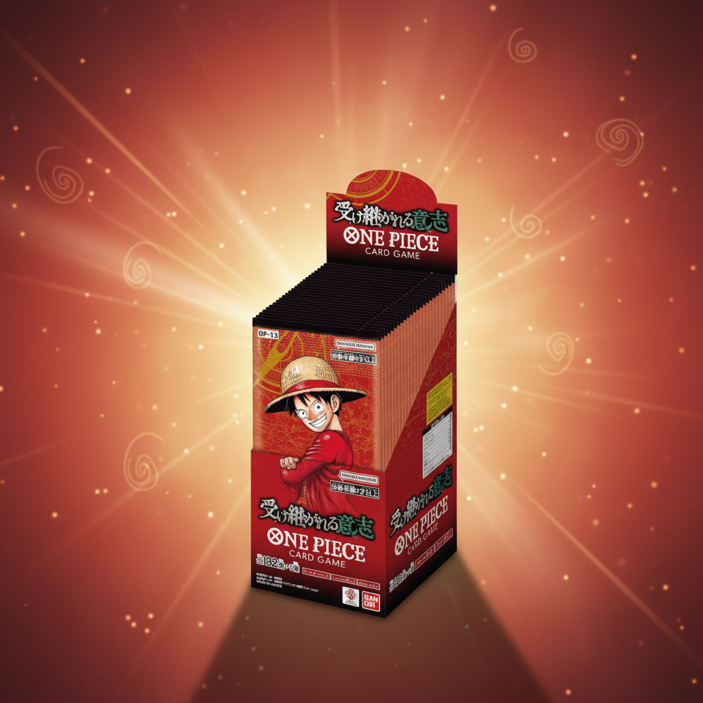 One Piece Display Box con sfondo naturale