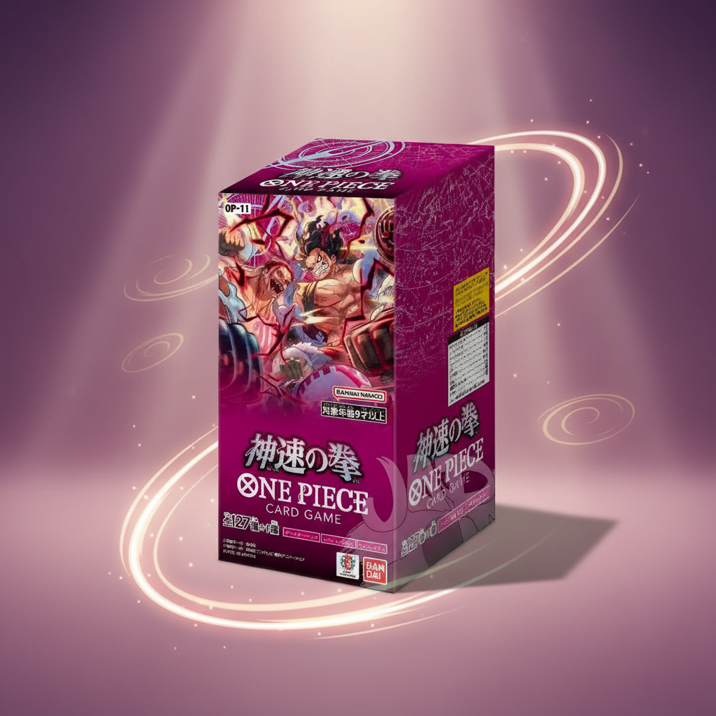 One Piece Divine Speed Display Box con sfondo