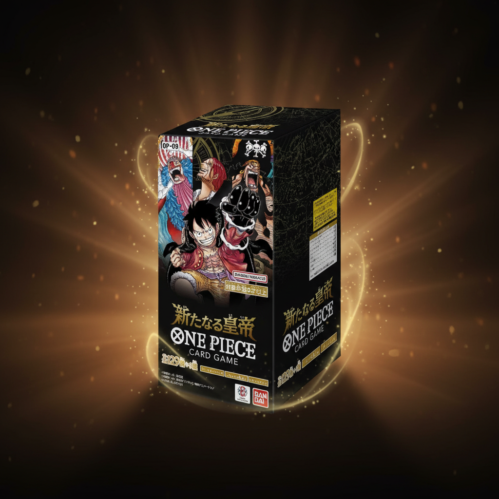 One Piece New Emperor Display Box con sfondo