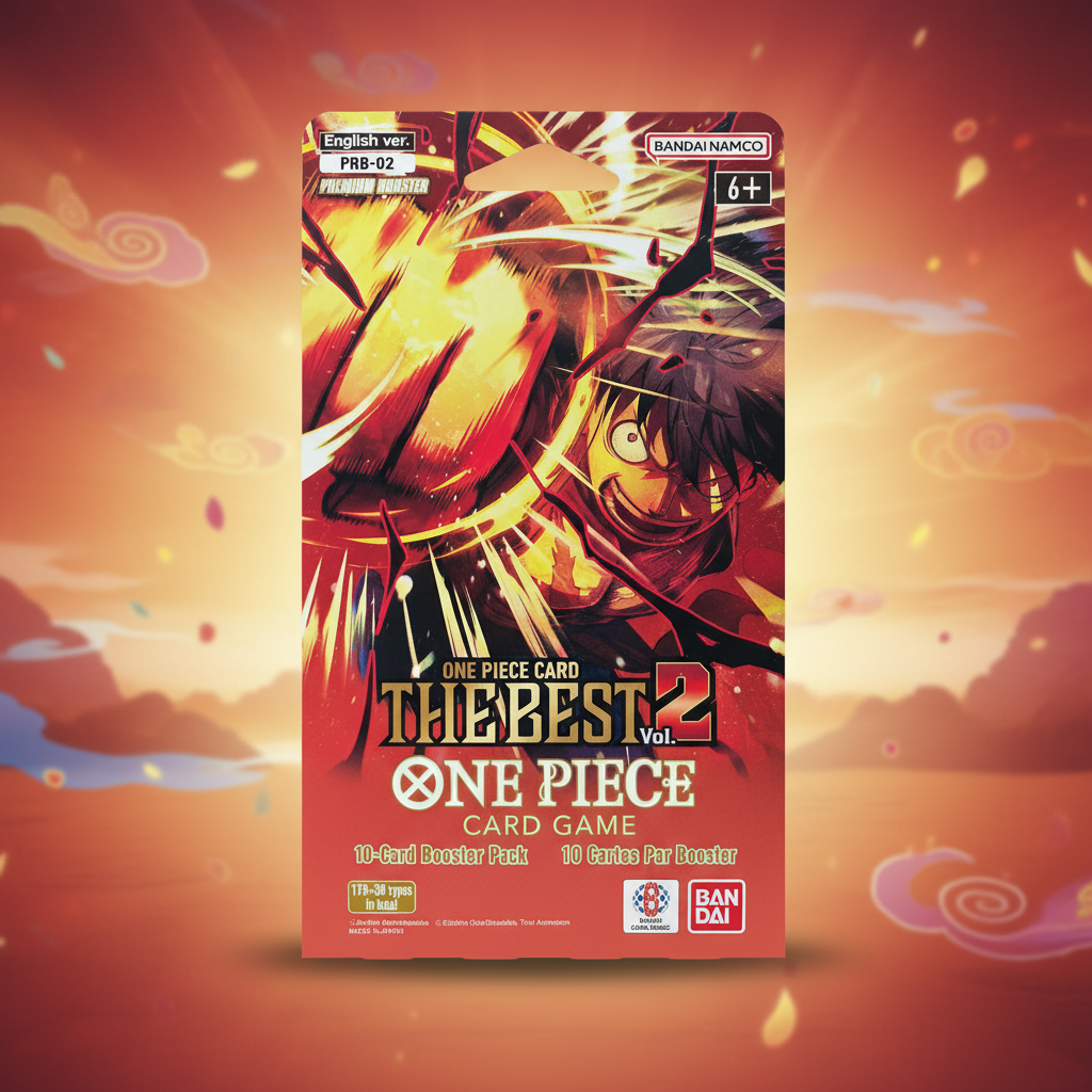One Piece The Best Vol.2 Booster Pack con sfondo