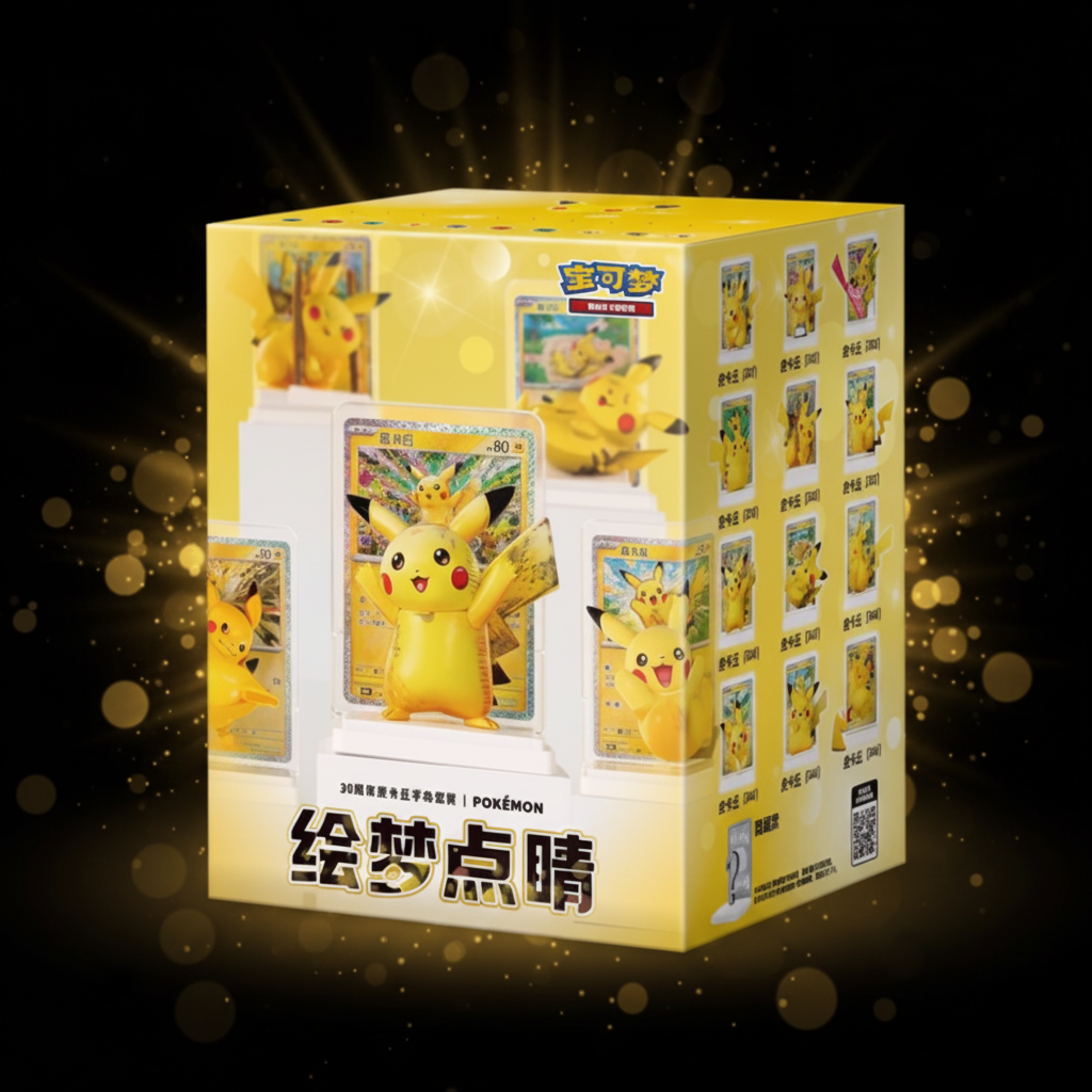 [PREORDINE] POKEMON: 30th Anniversary Dream Drawing Pikachu Edition Vol.4 - Figurine Blind Gift Box CHN