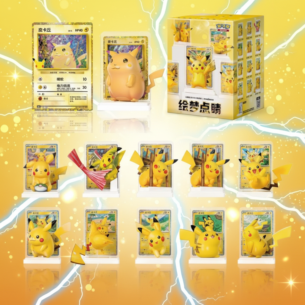 [PREORDINE] POKEMON: 30th Anniversary Dream Drawing Pikachu Edition Vol.4 - Figurine Blind Gift Box CHN