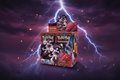 Pokemon Box con sfondo anime premium