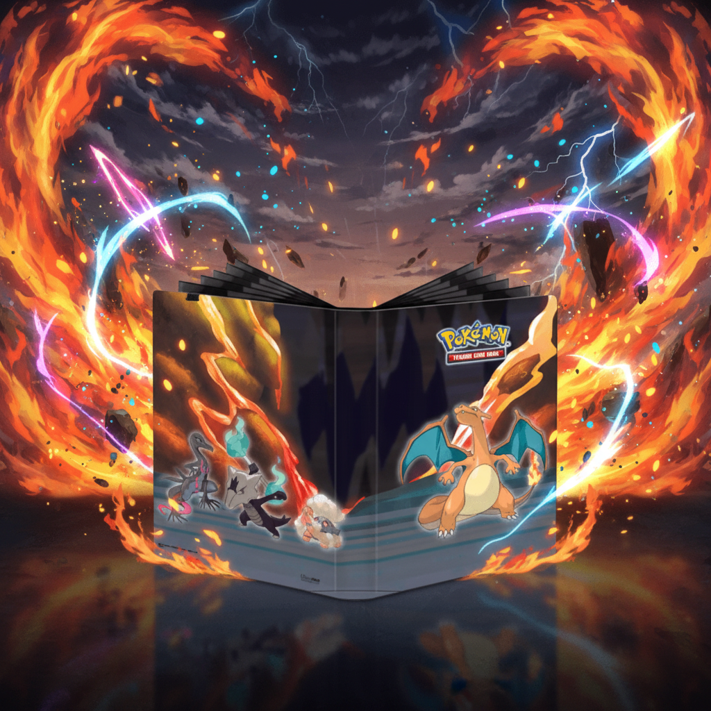 Album 9 Tasche Con Elastico Charizard Ultra Pro