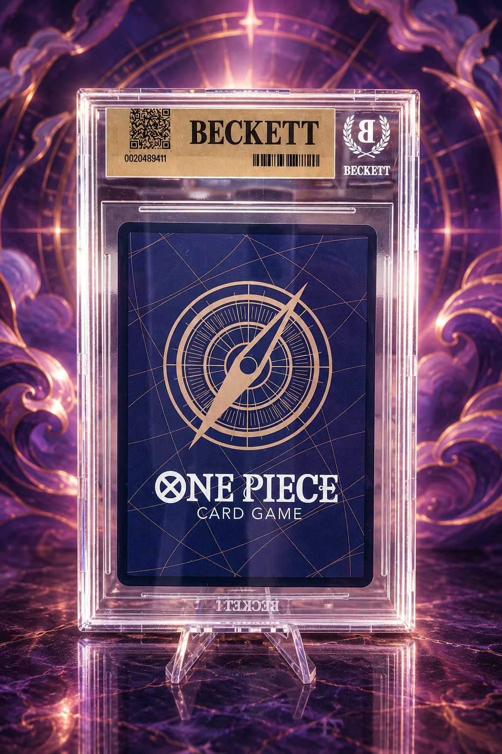 Retro slab One Piece con sfondo coordinato