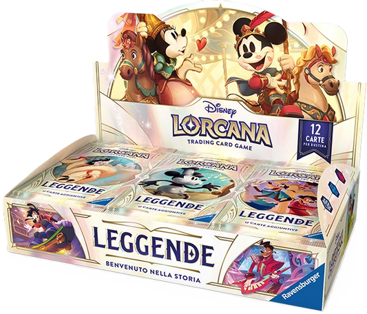 Disney Lorcana Leggende - Booster box (ITA) in preordine data di uscita 5/09/25