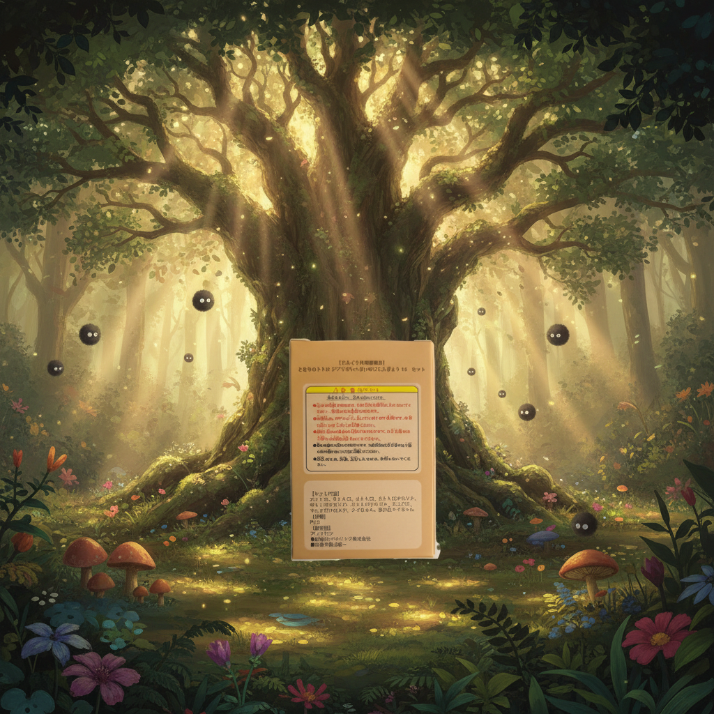 Totoro Box Back